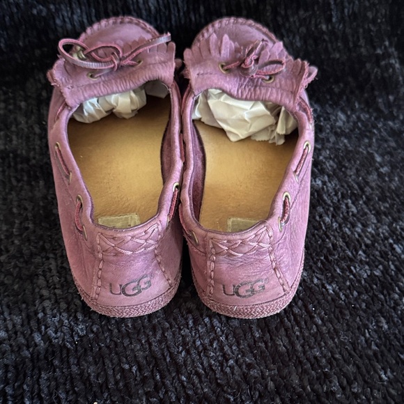UGG Women's Dusty Pink Moccasins - Picture 3 of 4